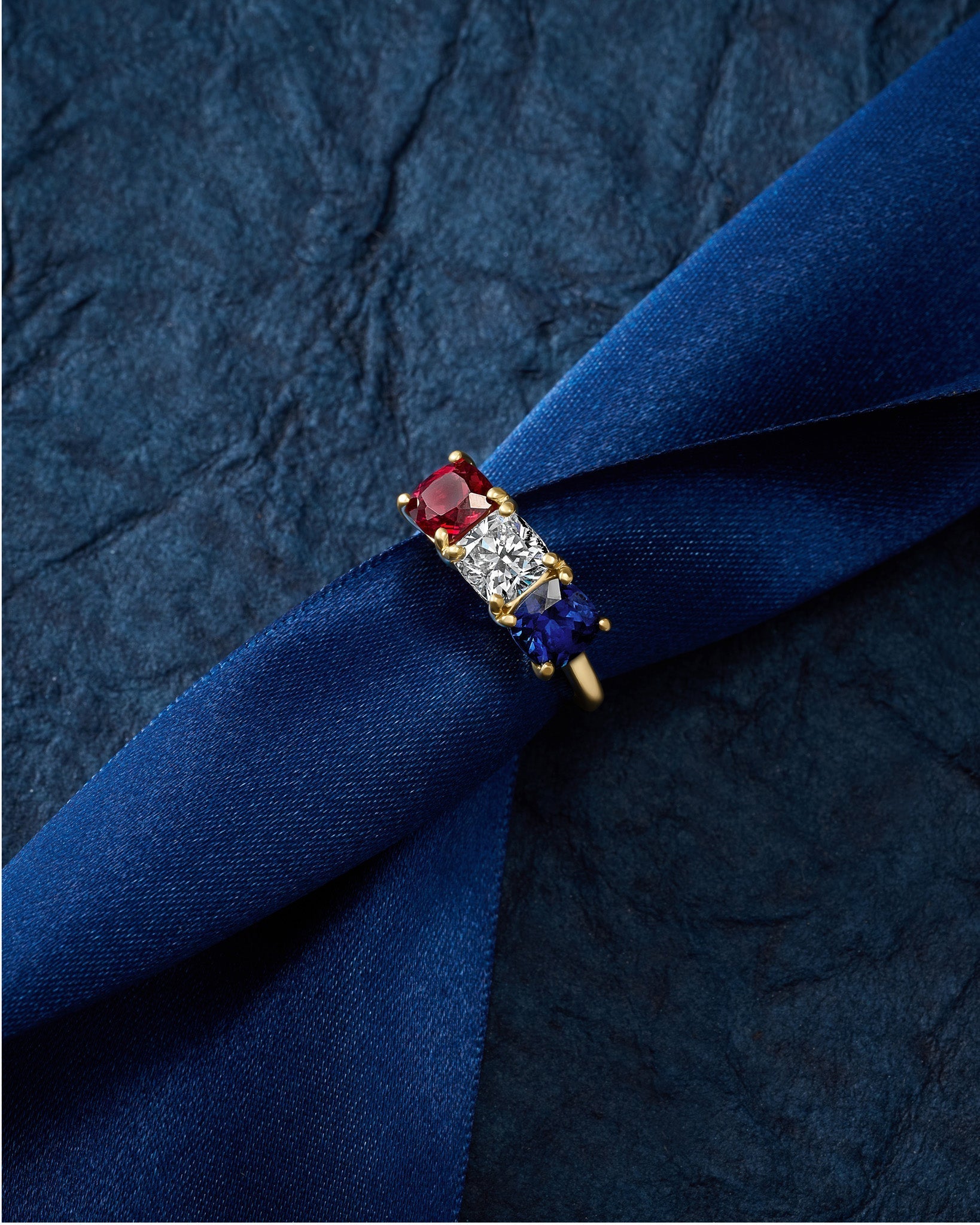 America250™ Heritage Cushion Cut Ring