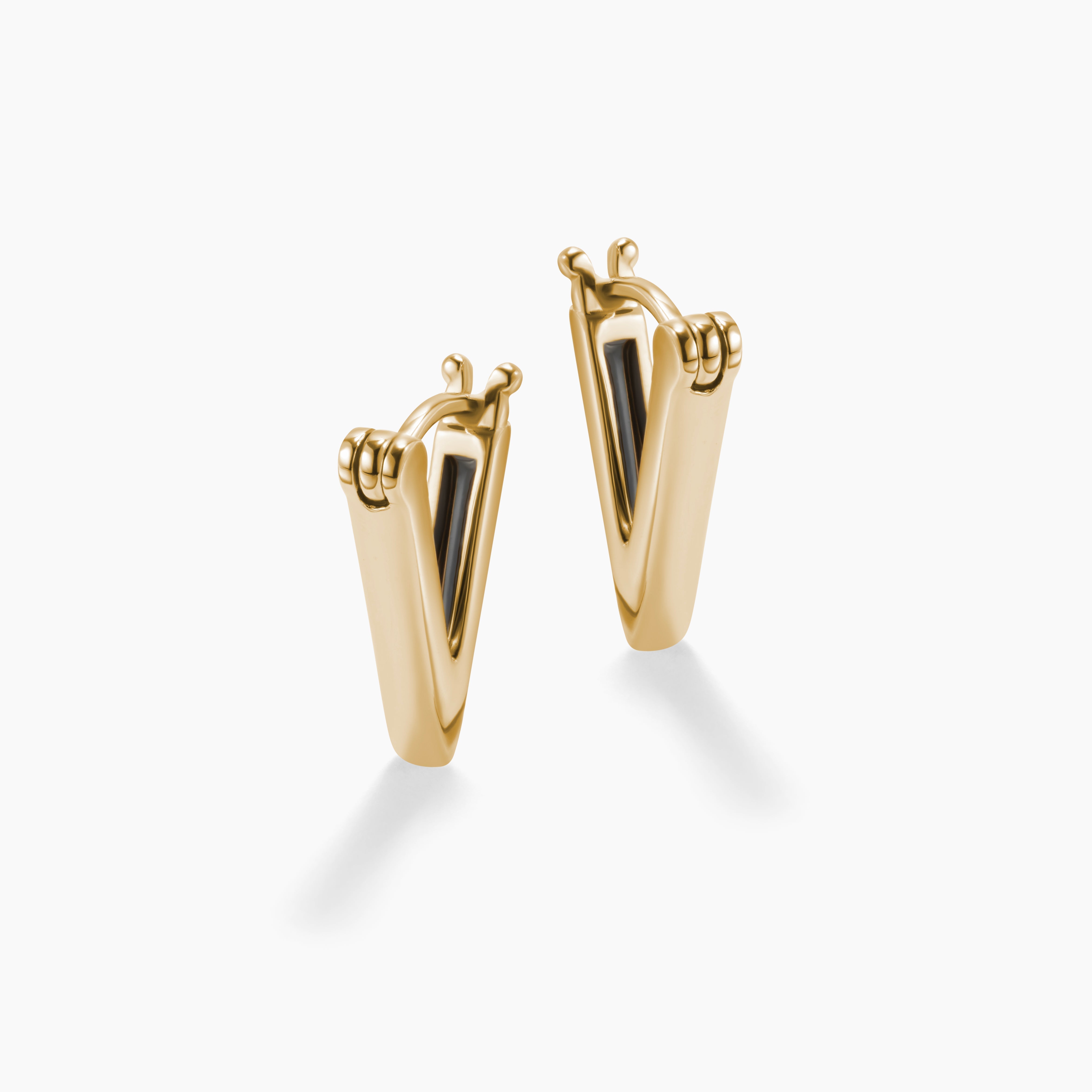 THE A'S (HUGGIE EARRINGS)