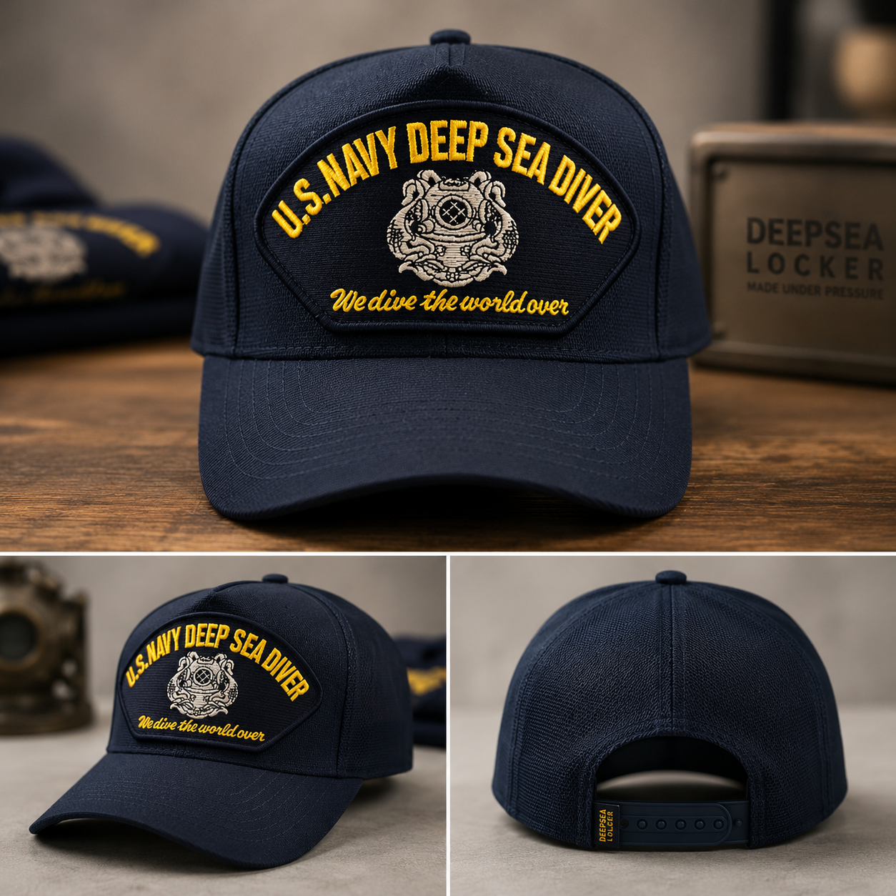 NAVY DEEP SEA™ Diver Athletic Cap