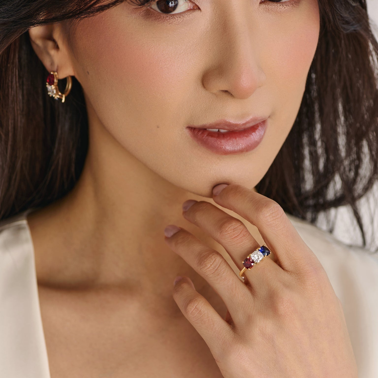 America250™ Heritage Cushion Cut Ring