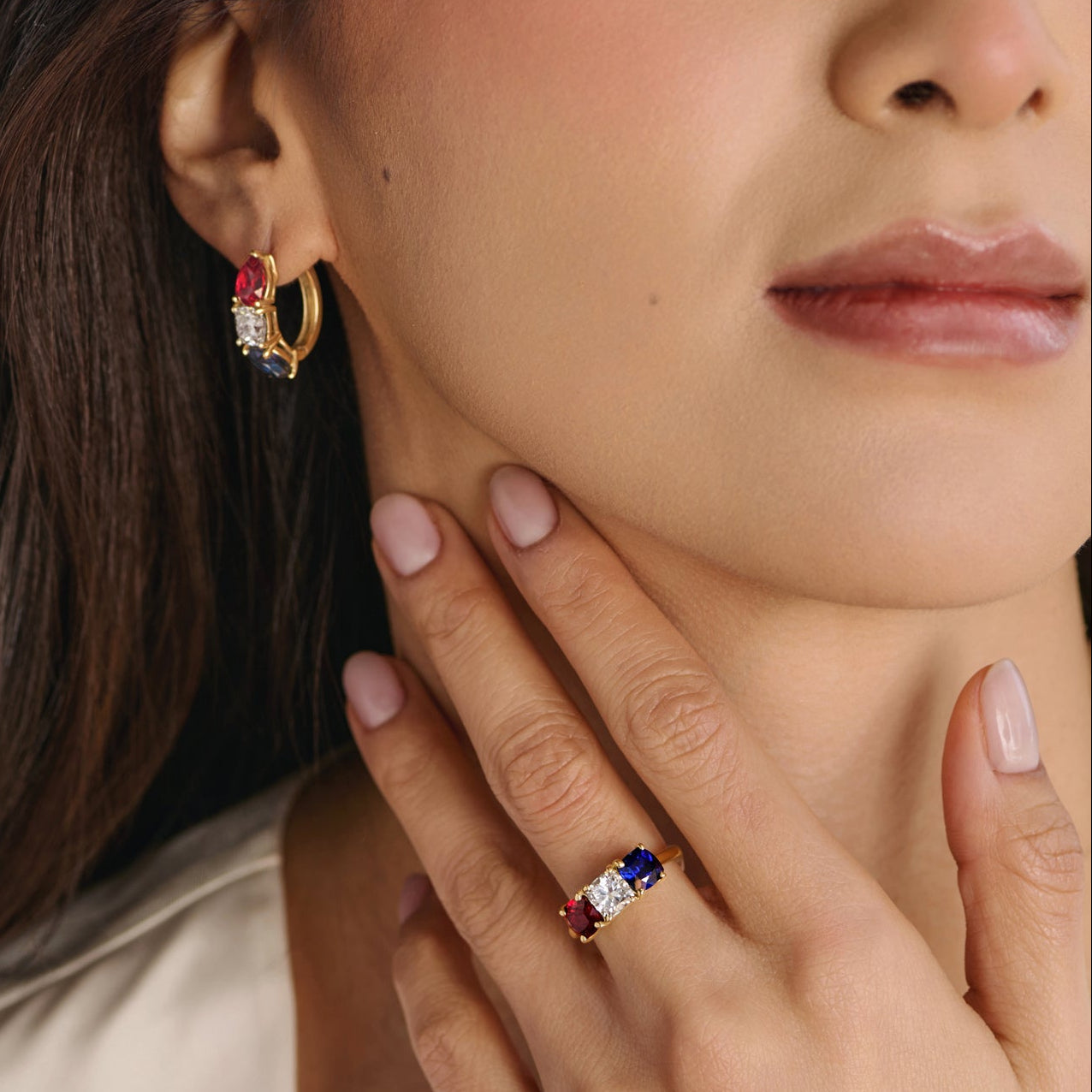 America250™ Heritage Cushion Cut Ring
