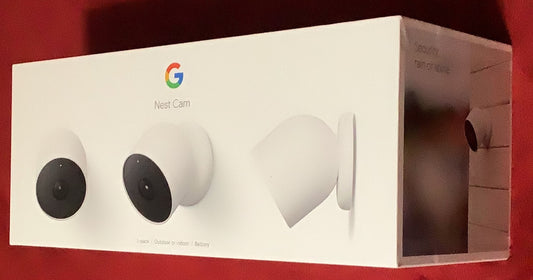 Share Nest Cam(3 pack Outdoor or indoor/ battery)