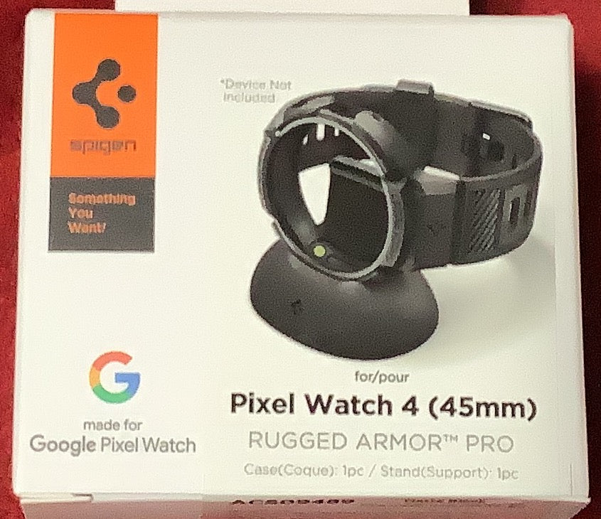 Google Pixel Watch 4 45mm Matte Black Aluminum Case, WiFi