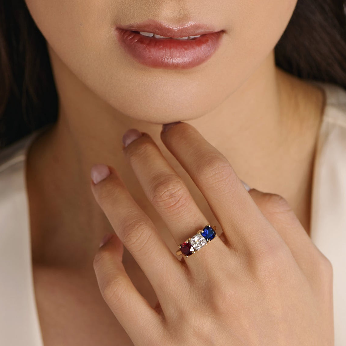 America250™ Heritage Cushion Cut Ring