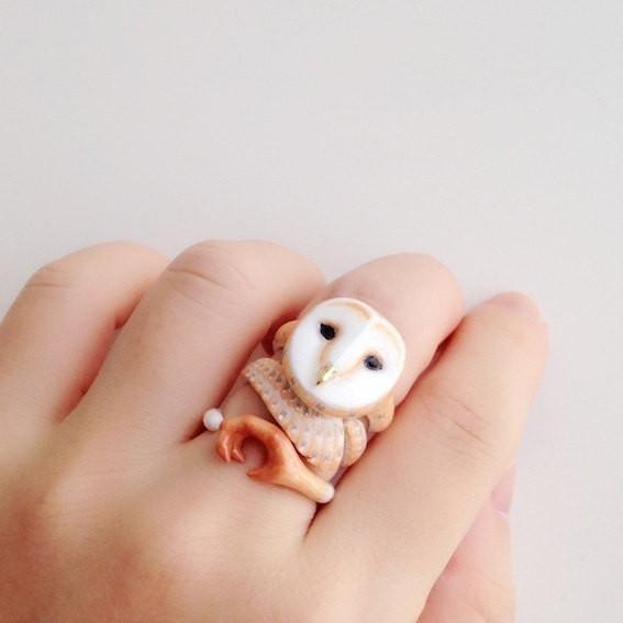 Mary Lou Owl Ring