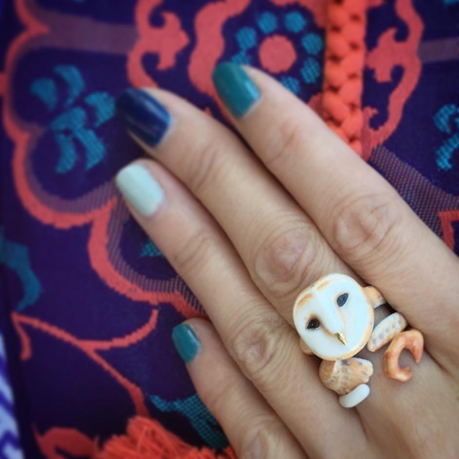Mary Lou Owl Ring