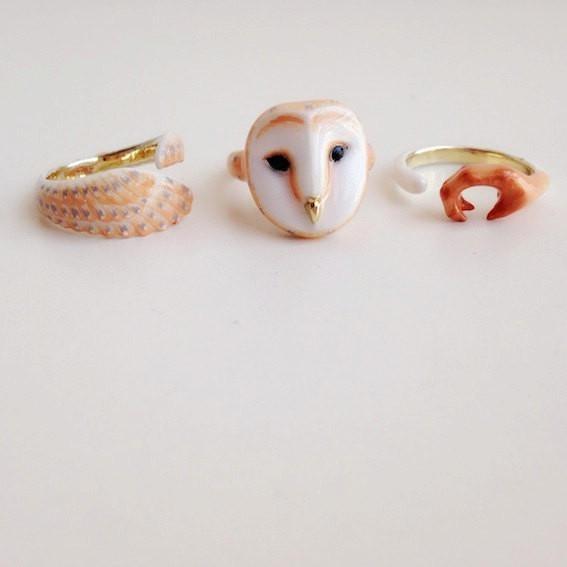 Mary Lou Owl Ring