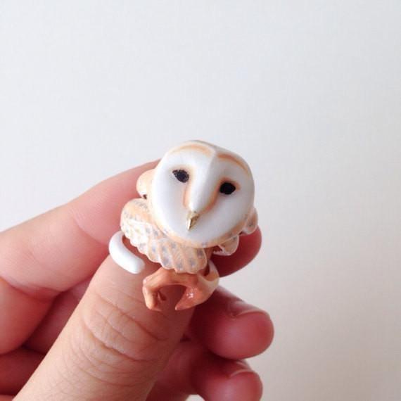 Mary Lou Owl Ring